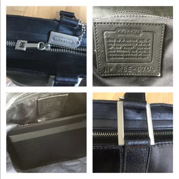 Coach Italian Made style 6709 large business bag - Picture 7 of 7